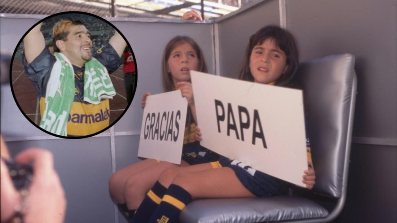 La increíble promesa que Maradona le hizo a sus hijas antes de volver a Boca en 1995