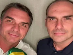 Flavio Bolsonaro se reunió con su hermano Eduardo en Estados Unidos