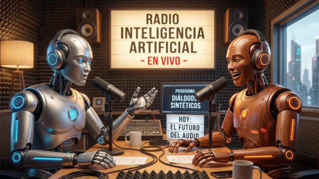 Una radio de Los Ángeles tiene a una IA como copresentadora y su audiencia joven creció 84,9%