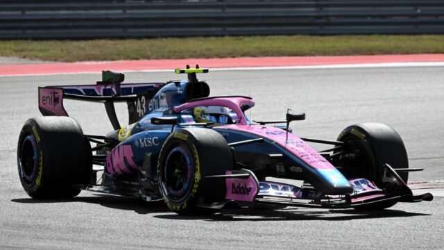 Colapinto finalizó 15° la última práctica libre antes de la qualy del GP de Estados Unidos