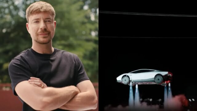 MrBeast pide un Tesla Roadster volador a Elon Musk: el auto valdría miles de millones de dólares