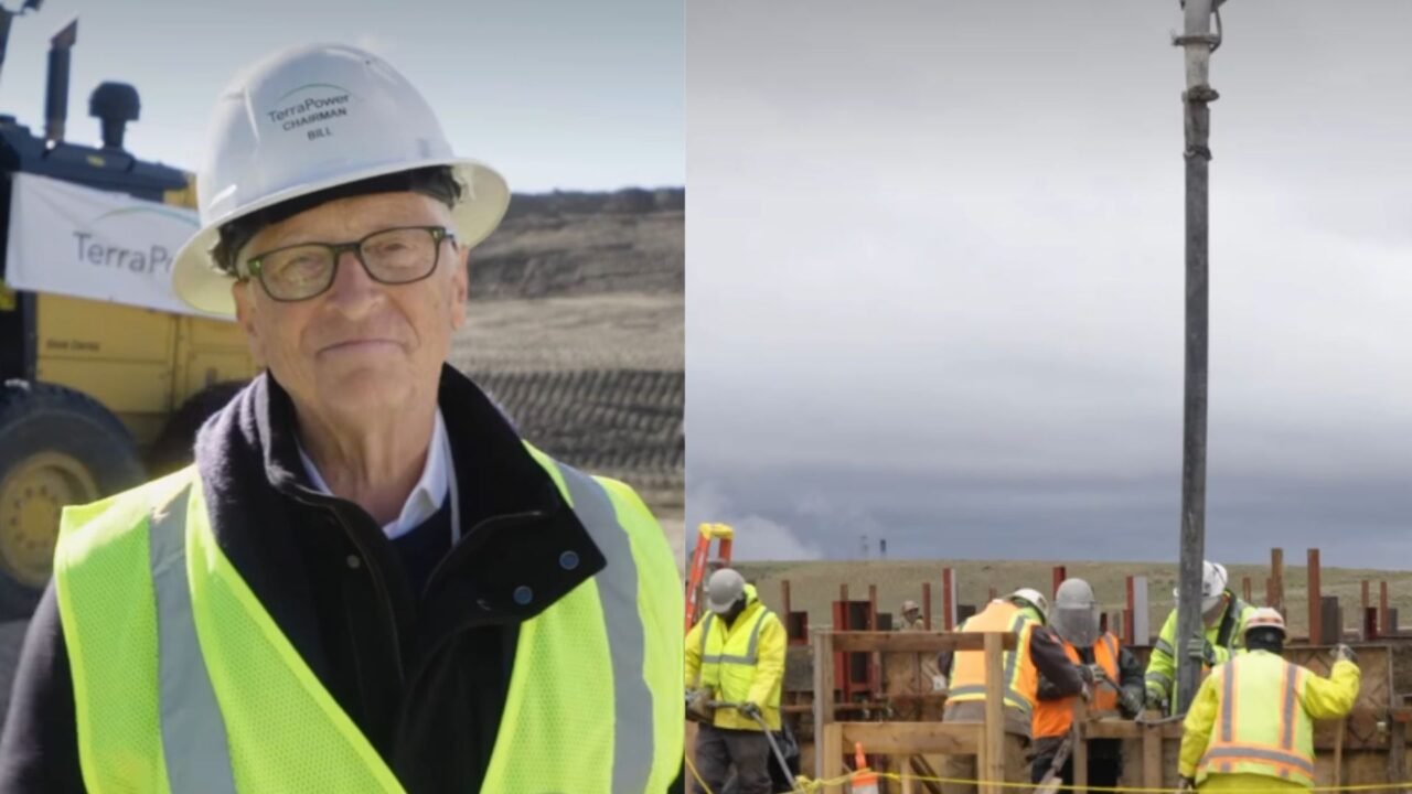 Bill Gates inicia la construcción de un reactor nuclear: dará energía a 400.000 hogares