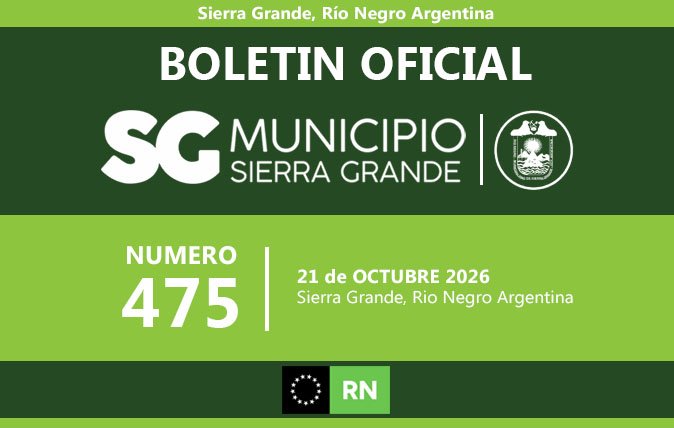 Boletín oficial Nº 475