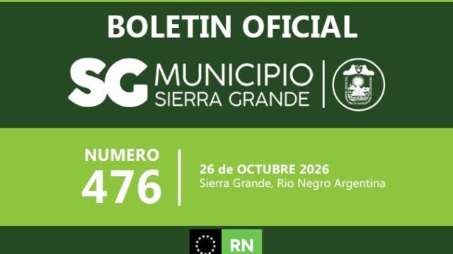 Boletín oficial Nº 476