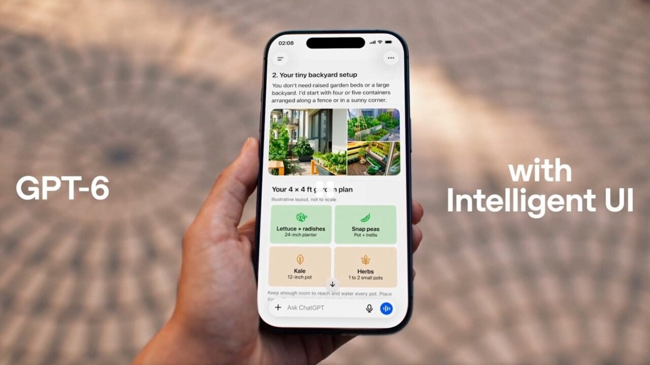 GPT‑6 y su Intelligent UI: así son las nuevas respuestas interactivas de ChatGPT