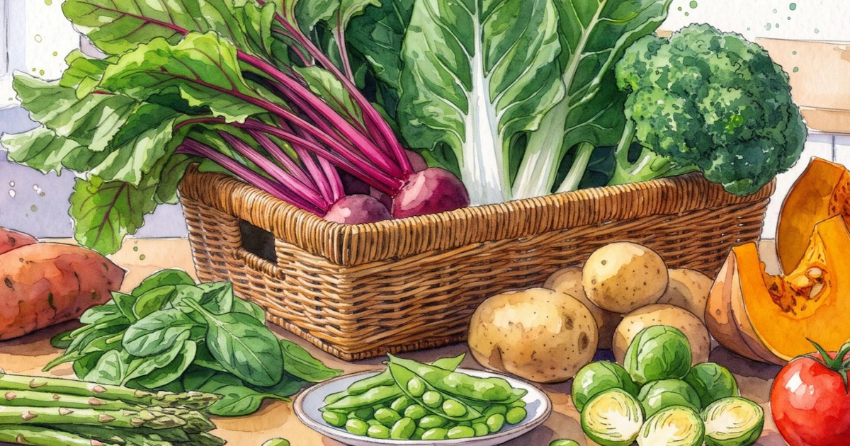 Las 11 verduras con más potasio que un banana