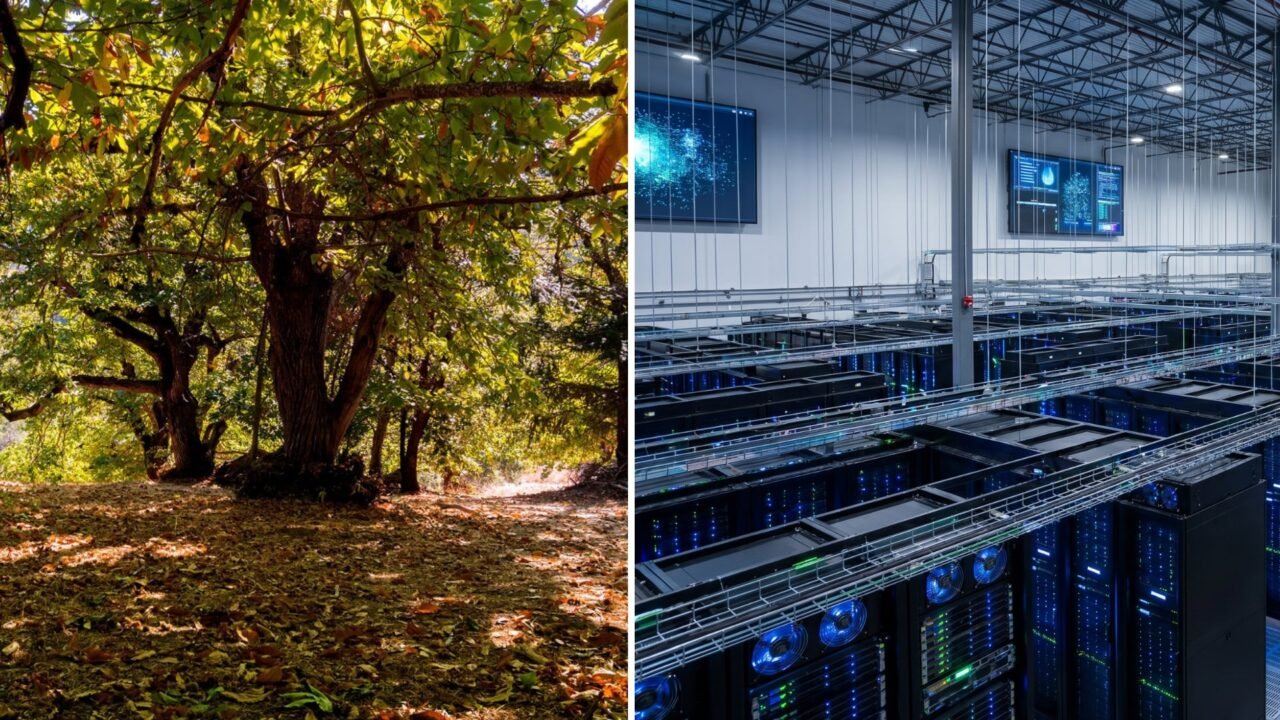 Un centro de datos de IA de USD 20.000 millones puso en la mira a un bosque centenario de castaños