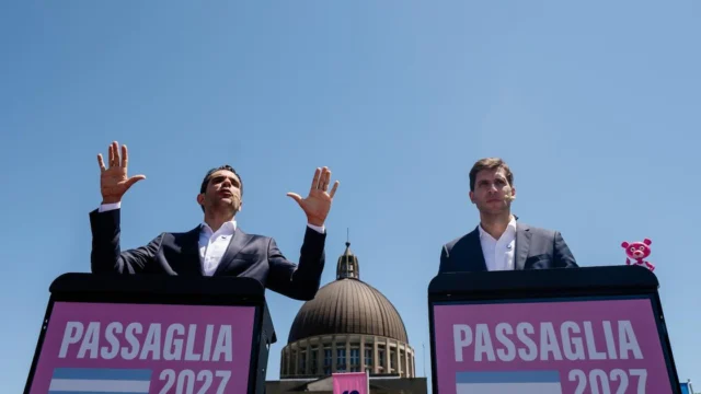 Los Passaglia hicieron su primer acto de campaña rumbo a las elecciones presidenciales: “Se acabaron los relatos”