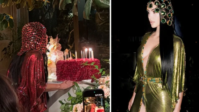 La exclusiva fiesta de Kim Kardashian por sus 46 años: dos vestidos de infarto y la ausencia de Lewis Hamilton