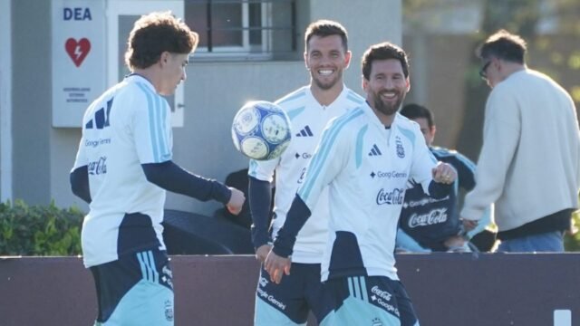 Cuenta regresiva: Lionel Messi se entrenó por última vez con la Selección Argentina