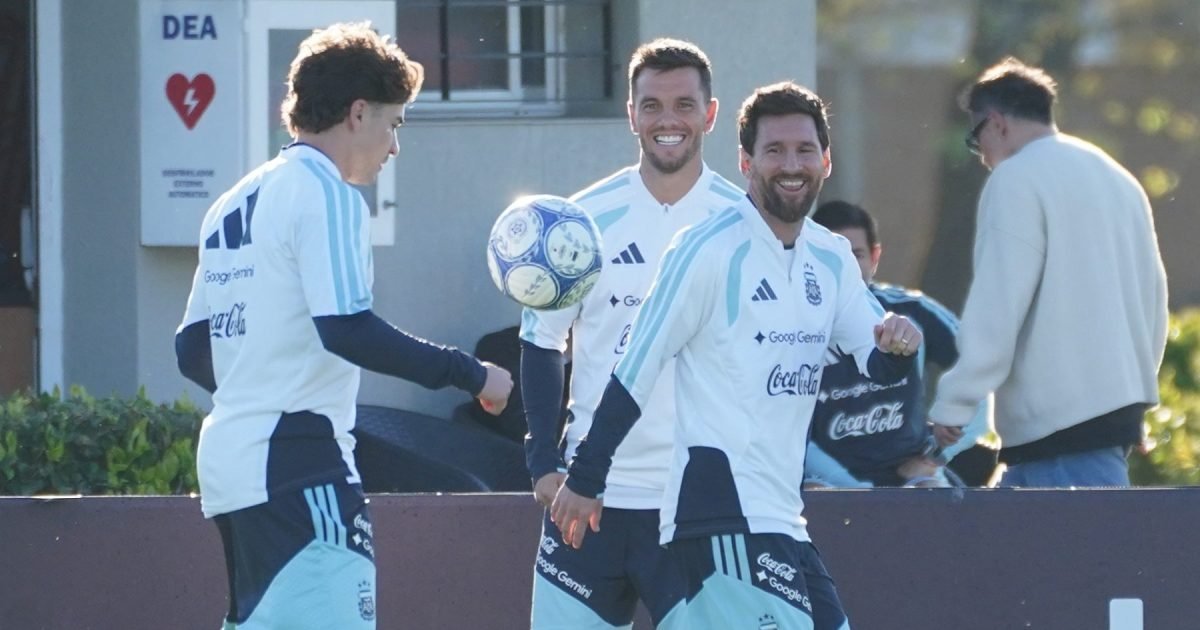Cuenta regresiva: Lionel Messi se entrenó por última vez con la Selección Argentina