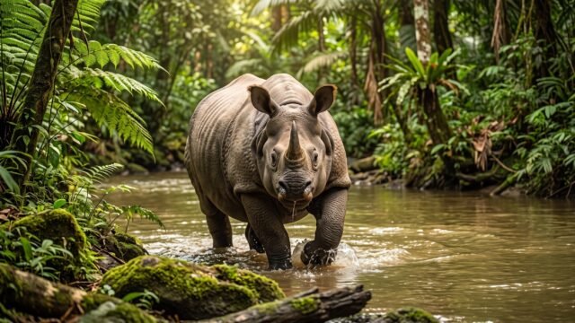 Los rinocerontes de Sumatra y Java enfrentan un riesgo crítico de extinción en Indonesia