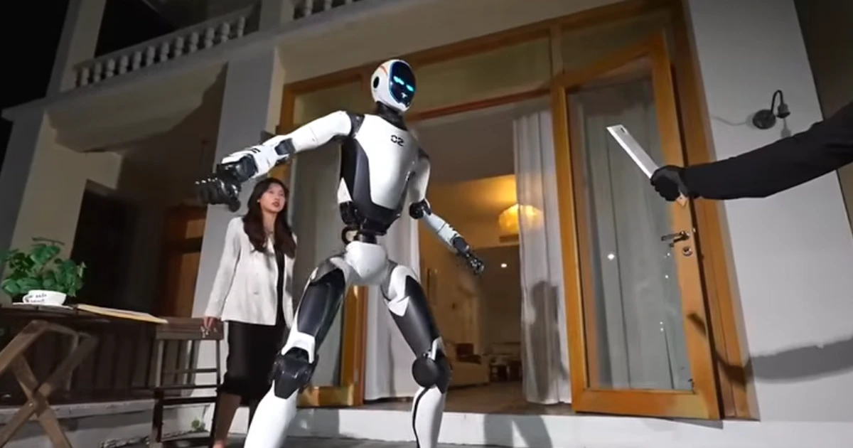 Presentan un robot guardaespaldas que se interpone ante un agresor armado para salvar vidas