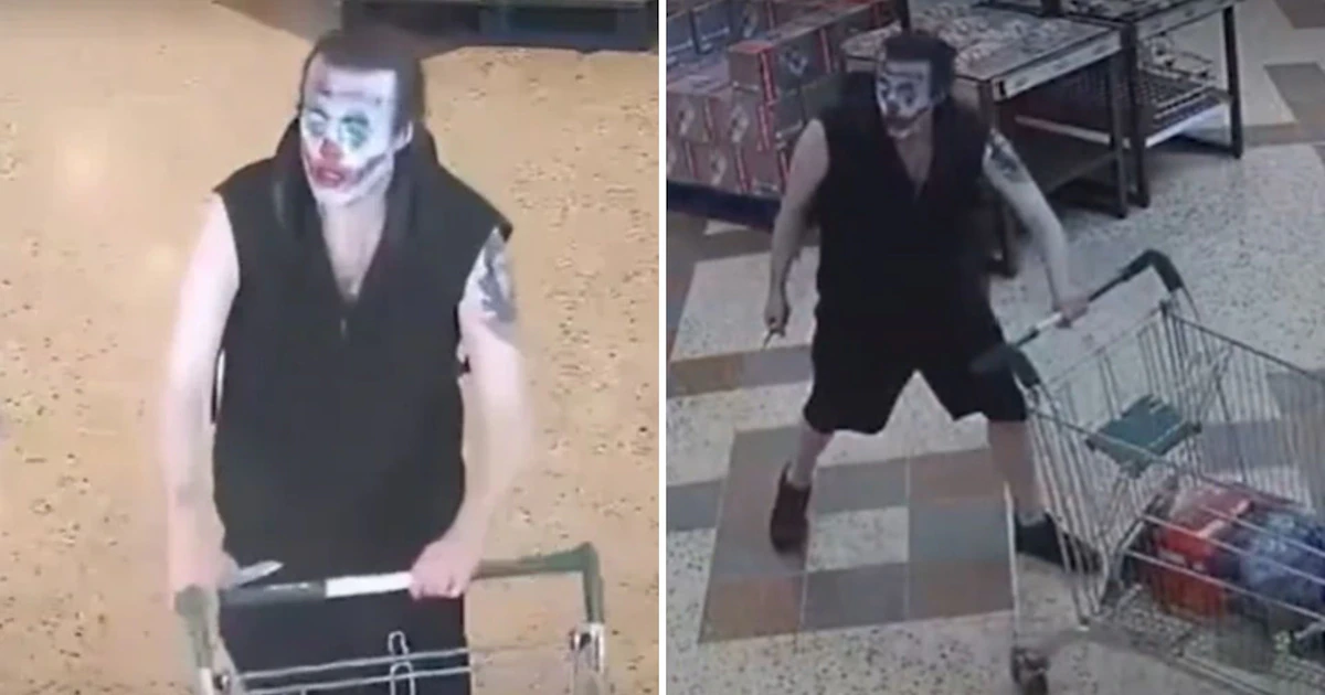 Reino Unido: un hombre disfrazado del Joker amenazó con un cuchillo a los empleados de un supermercado y terminó tras las rejas