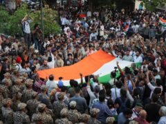 La Policía india volvió a detener al líder del movimiento «las cucarachas» antes de una masiva protesta en Nueva Delhi
