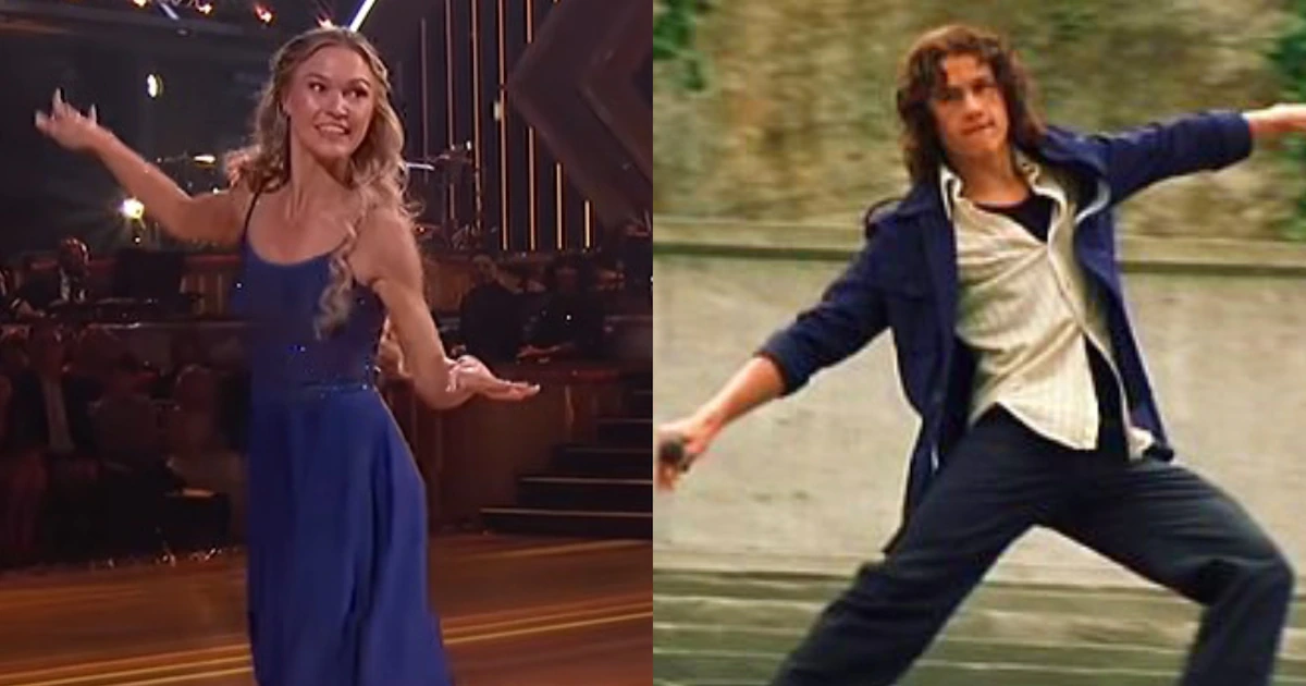 Julia Stiles recuerda a Heath Ledger con un homenaje a una icónica escena de ‘10 cosas que odio de ti’