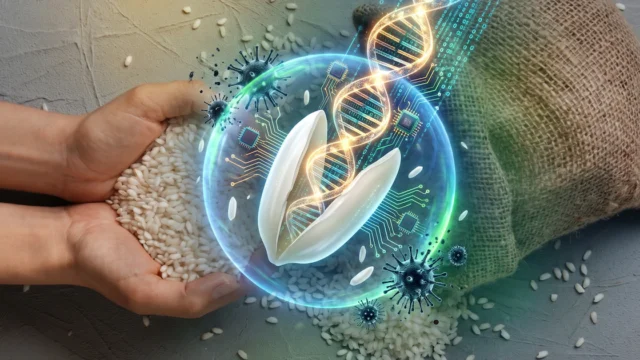Una herramienta diseñada con IA podría neutralizar un peligroso patógeno y transformar el cultivo del arroz