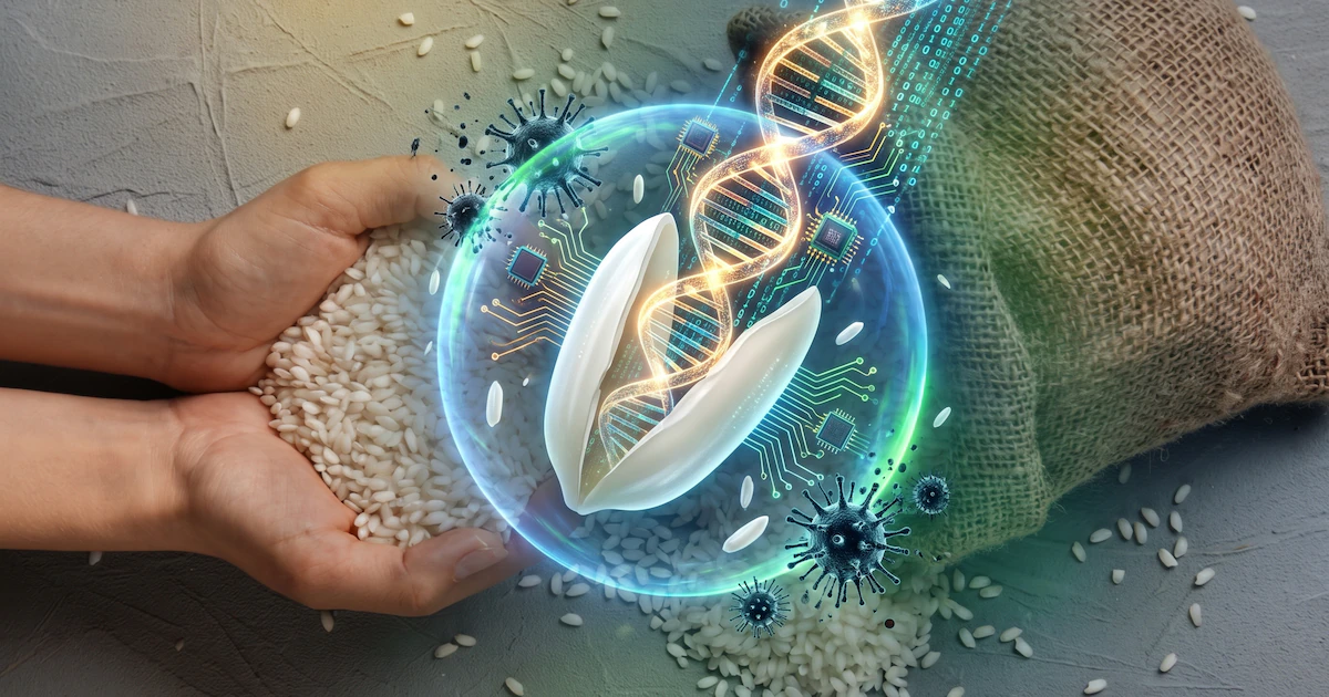 Una herramienta diseñada con IA podría neutralizar un peligroso patógeno y transformar el cultivo del arroz
