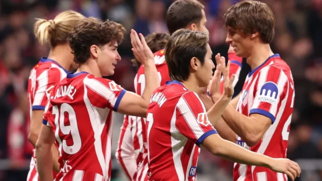 Julián Álvarez marcó en el triunfo del Atlético Madrid por la Liga de España