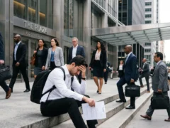 El empleo de los jóvenes británicos en tecnología y finanzas cayó 22% en tres años
