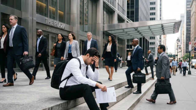El empleo de los jóvenes británicos en tecnología y finanzas cayó 22% en tres años