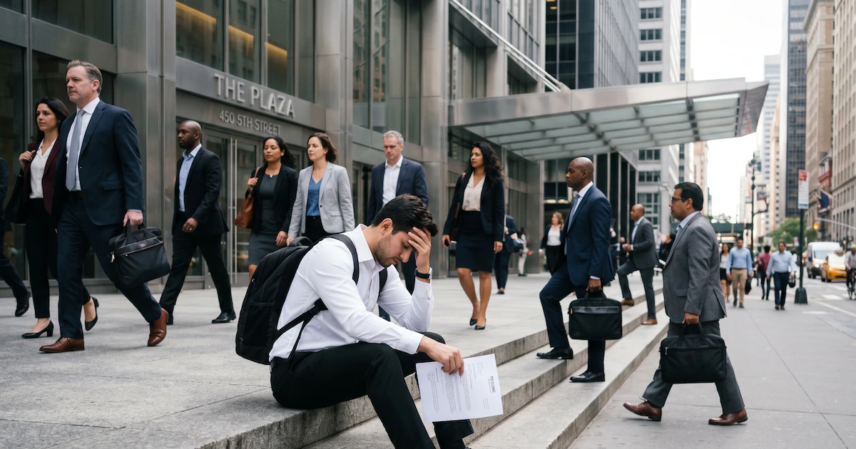 El empleo de los jóvenes británicos en tecnología y finanzas cayó 22% en tres años