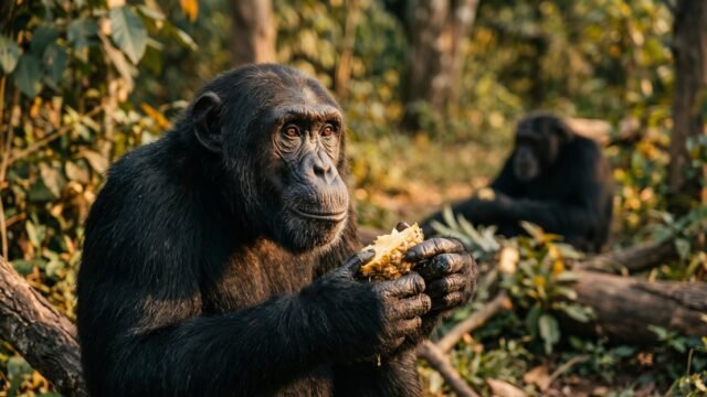 ¿La amistad como freno? Un estudio identificó que los chimpancés roban menos comida a su círculo cercano