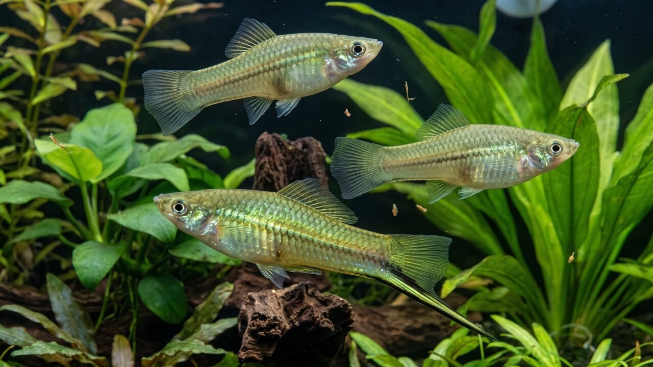 En un experimento con pantallas digitales, peces diseñaron a su pareja ideal durante 9 generaciones