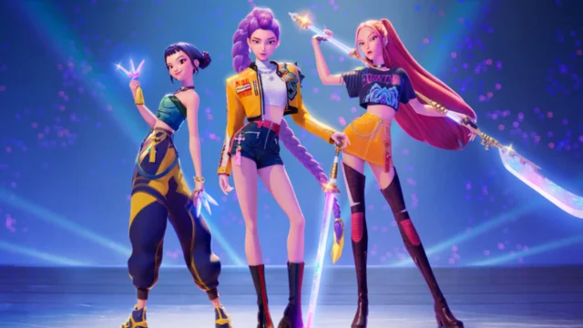 Cinco dibujos de Las Guerreras K-pop para imprimir y pintar con acuarelas en casa
