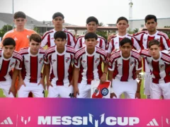 Lezcano Canedo, el roquense que está jugando la Messi Cup con River