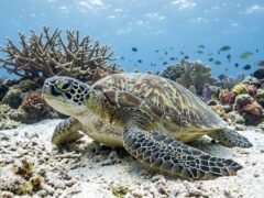 Un archipiélago en Malasia logra triplicar sus nidos de tortuga verde en 50 años y ya son más de 20 mil