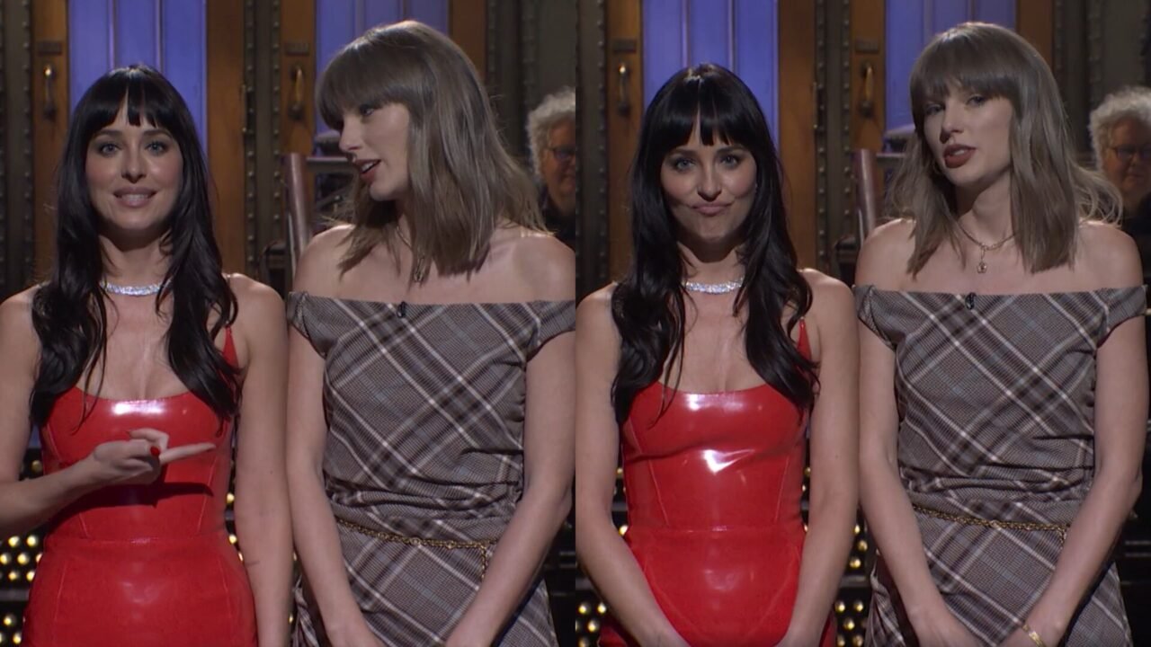 «No soy tu terapista»: así fue como Taylor Swift irrumpió en el monólogo de Dakota Johnson en ‘SNL’