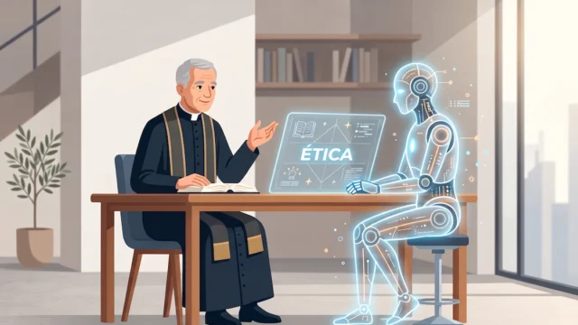 Anthropic, Google, Meta y Microsoft consultan a sacerdotes para enseñarle ética a sus IA