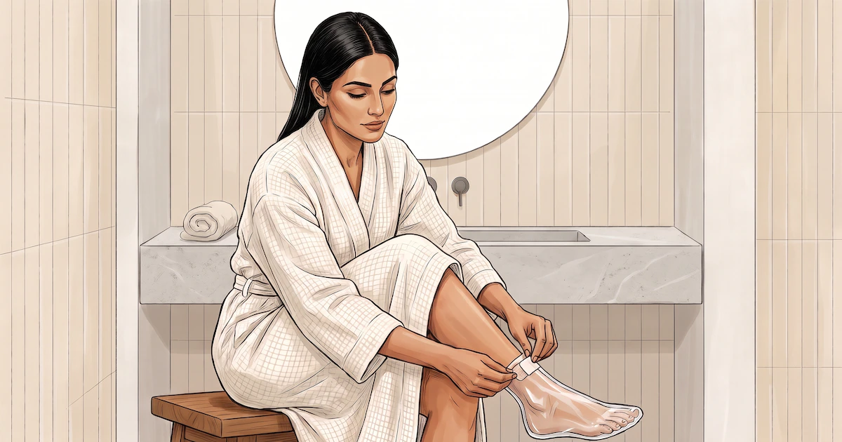 ¿Realmente sirven las mascarillas exfoliantes para pies? La opinión de una dermatóloga