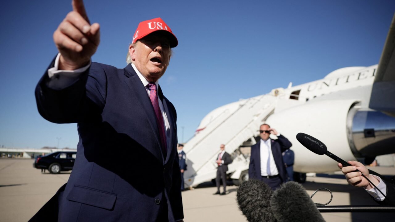 Donald Trump dijo que quiere ver al papa León XIV “recuperarse”.: “Que se mejore pronto”