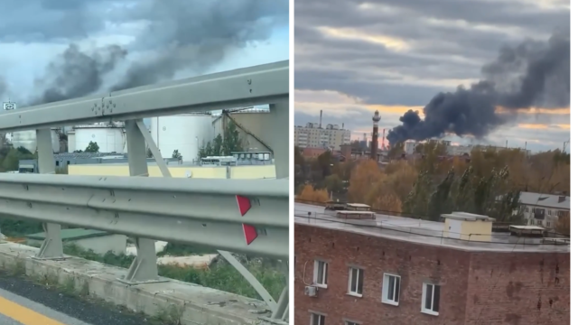 Ucrania atacó objetivos militares, un centro de datos y una refinería rusa a 1.900 kilómetros de su frontera