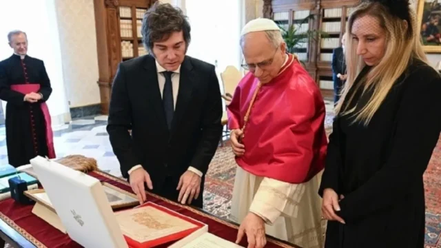 Milei recibirá al papa León XIV y encabezará la agenda oficial durante su estadía en el país