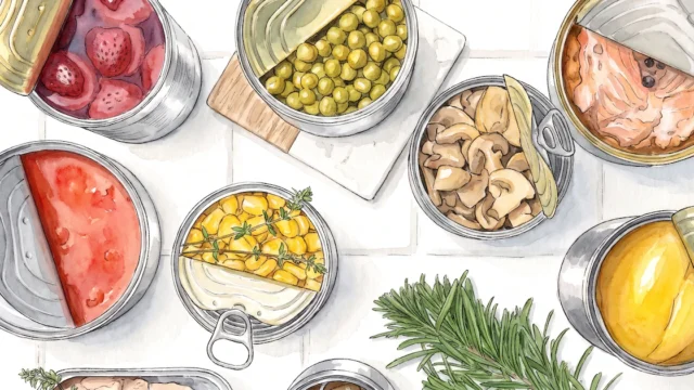 6 enlatados ricos en fibra para resolver comidas rápidas y nutritivas