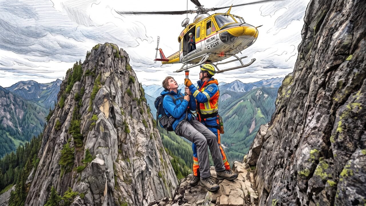 Un adolescente de 16 años usó IA para planear una excursión y terminó atrapado al borde de un abismo del monte Crown, en Canadá
