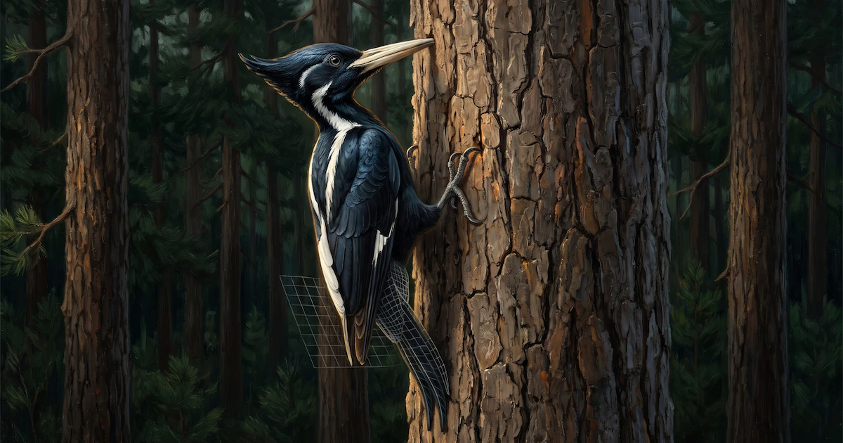 Científicos reconstruyeron en 3D al carpintero más grande del mundo, extinto hace 70 años