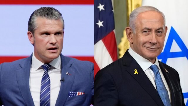 El jefe del Pentágono confirmó que se reunió con Netanyahu durante una visita a tropas estadounidenses en el sur de Israel el lunes