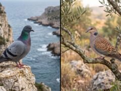 Cuáles son las diferencias entre las palomas y las tórtolas y qué enfermedades pueden transmitir