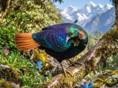 La estrategia secreta de un ave del Himalaya para que su canto le gane al bullicio de los turistas