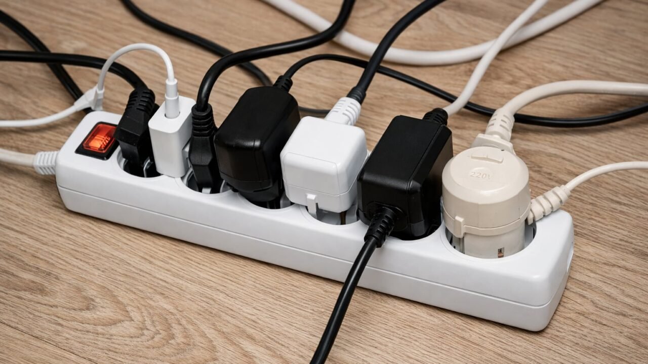 Evita conectar estos dos aparatos eléctricos a una regleta: podrían causar un incendio en casa