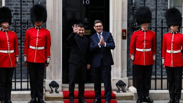 Andy Burnham recibió a Volodimir Zelensky para profundizar el apoyo militar del Reino Unido a Ucrania