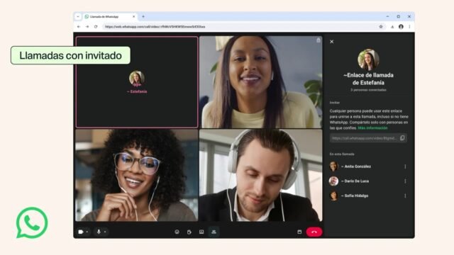 WhatsApp ya permite llamadas a personas sin cuenta en la app: solo es necesario crear un enlace y compartirlo