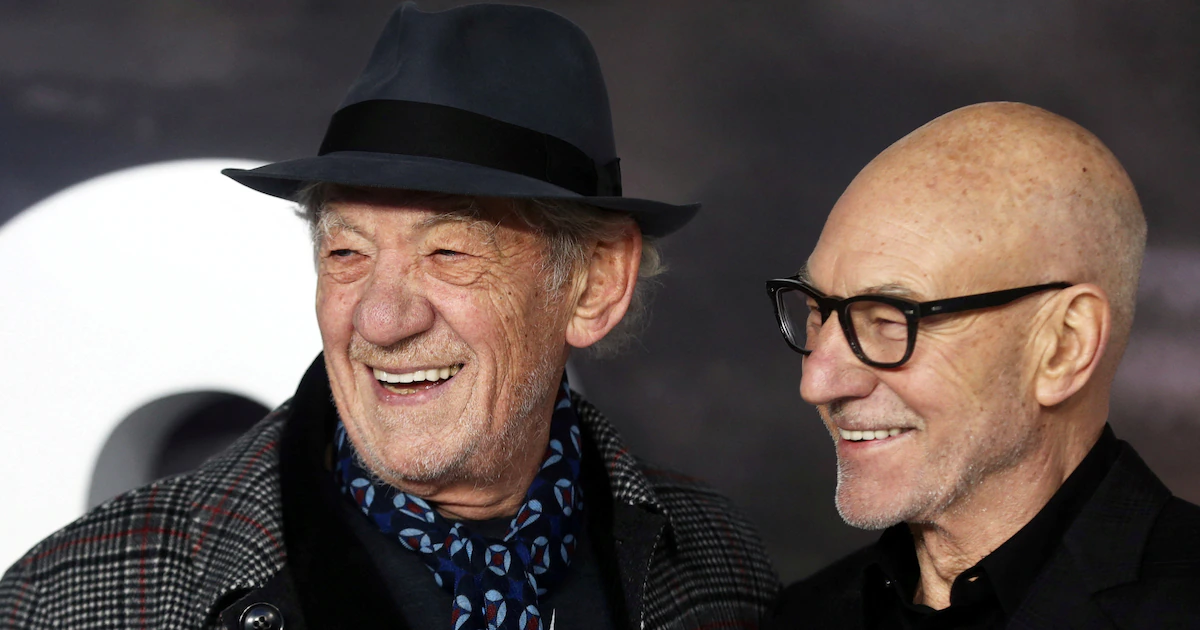Ian McKellen despide a Patrick Stewart con una emotiva declaración: “En mi caso, lo amé”