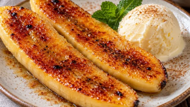 Plátano brûlée: una receta fácil para preparar un postre caramelizado en casa