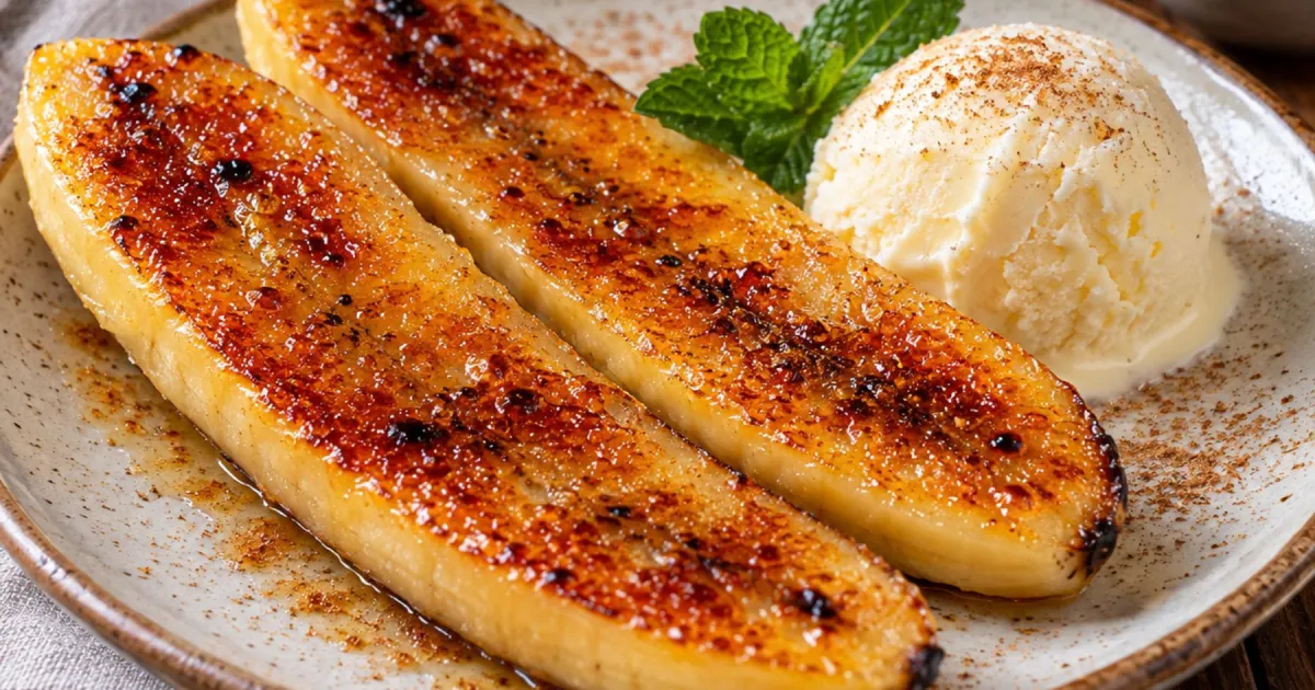 Plátano brûlée: una receta fácil para preparar un postre caramelizado en casa