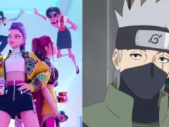 Así puedes crear una lámina para colorear de Las Guerreras K-pop como hokages de Naruto